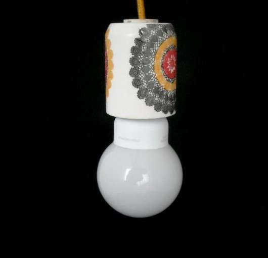 Lampa Folk Ziemia seria WoodLove StyLova
