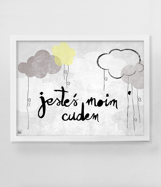 Plakat dla niemowlaka, dziecka, do dziecięcego Mojo Graffi