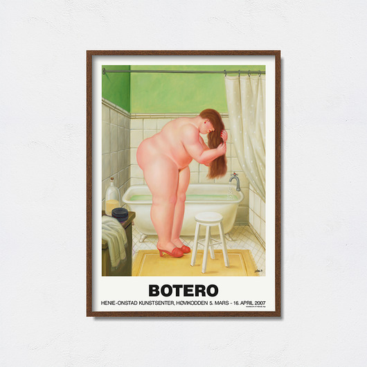 Fernando Botero plakat do wystawy Pas De LArt