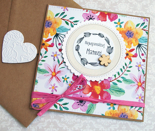 dla Mamy :: RÓŻNE WZORY :: kartka handmade kaktusia