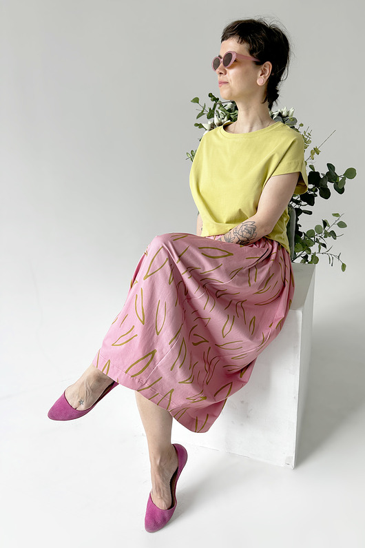 spódnice midi Spódnica Balonowa Yoshiko
