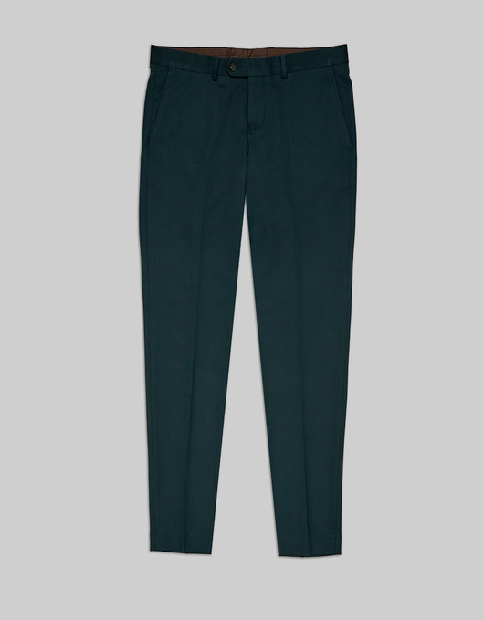 spodnie męskie Spodnie lido do zestawu zielony slim fit