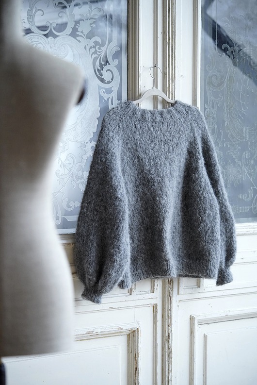 swetry damskie  Sweter FluffyGrey
