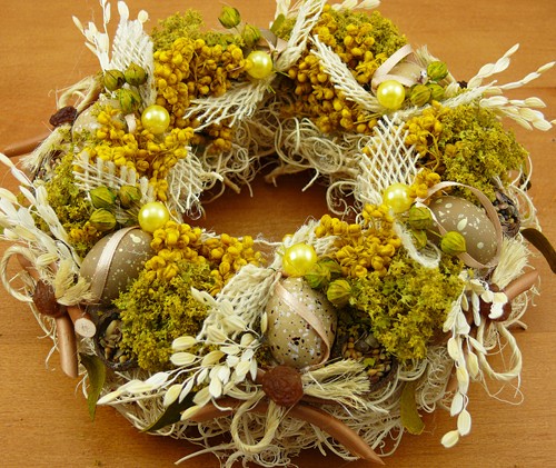 Wianek wielkanocny eco :) Tulka
