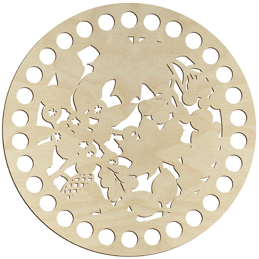 makramy Baza do szydełkowania okrągła sklejka brzozowa 15 cm 3 mm do koszyka do DIY