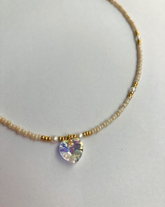 Choker z kryształem Swarowskiego Luna by Sisters