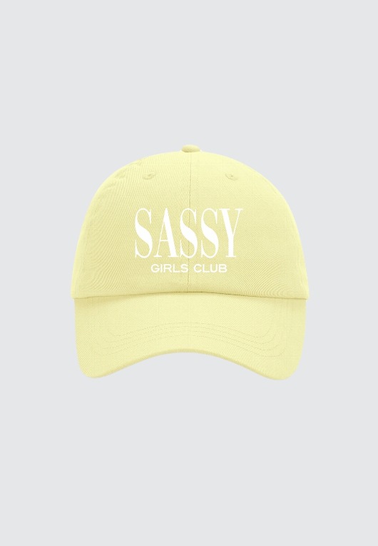 czapki damskie Czapka z daszkiem DAD CAP (organic) żółta