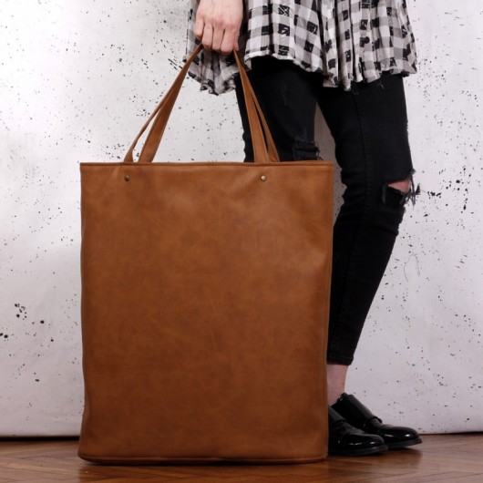 Mega shopper torba ruda hairoo