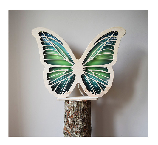 Lampka UNKY Motyl szmaragdowy UNKY