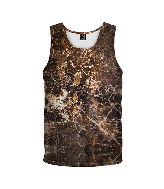 t-shirty dla dziewczynki Bokserka Top Girl DR.CROW Marble Brown