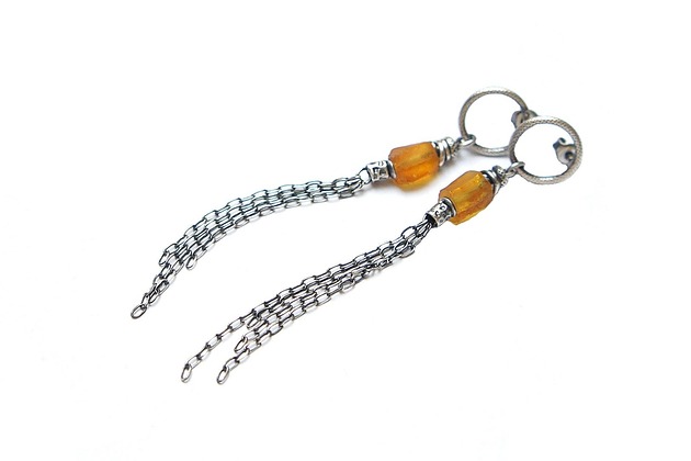 kolczyki z kamieniami Kolczyki Bursztynowym szlakiem vol. 4 