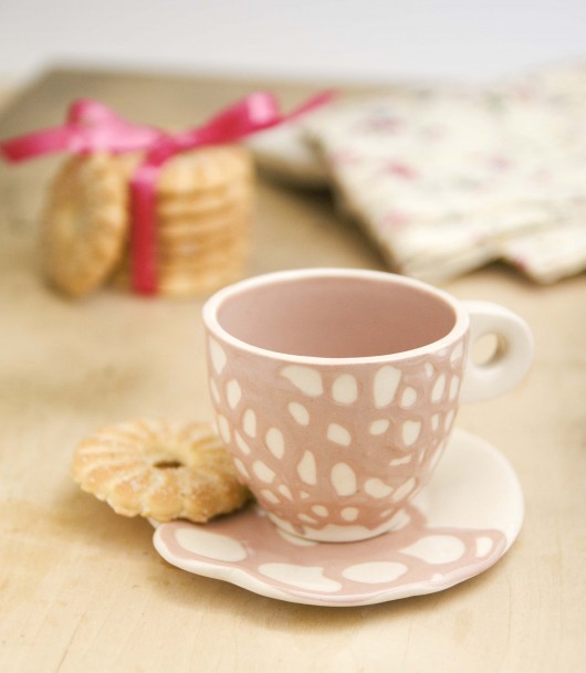 Espresso dla singla. Różowe. imkadesign