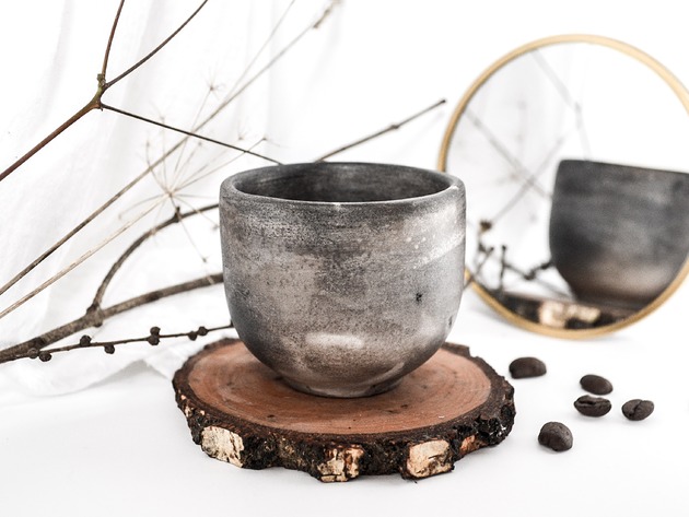 filiżanki Ceramiczna rustykalna  Czarka / Filiżanka do espresso 120 ml