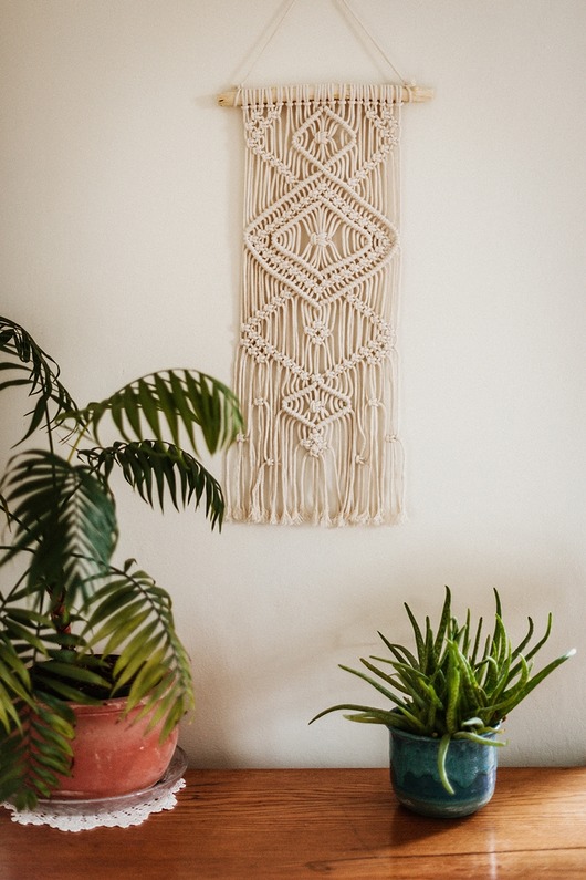 Kasjopeja - makrama - dekoracja ścienna EMPE artstudio