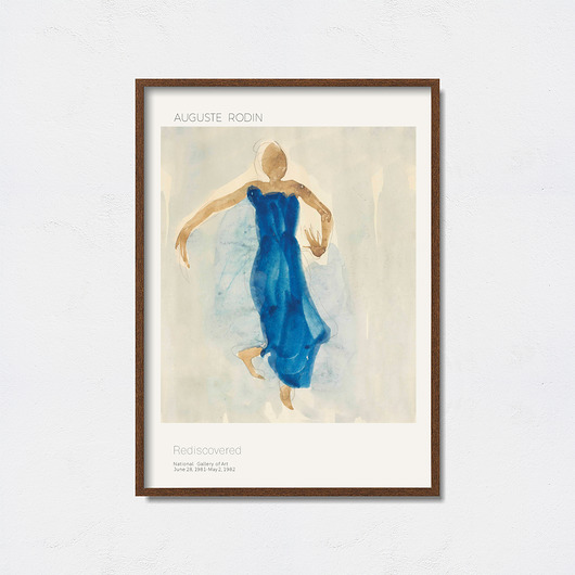Auguste Rodin plakat do wystawy Pas De LArt
