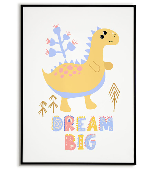 plakaty Plakat dla dziecka DINOZAURY