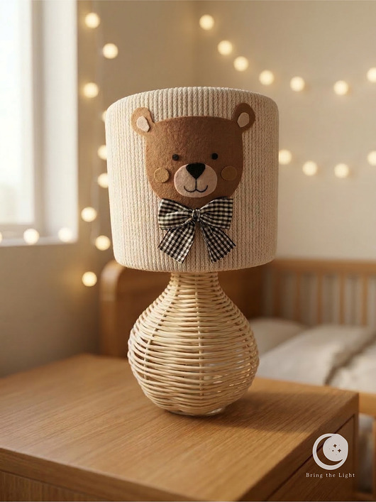lampy do pokoju dziecka Lampka nocna Miś z Kokardką 