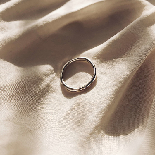pierścionki srebrne Small Liquid Ring (silver)