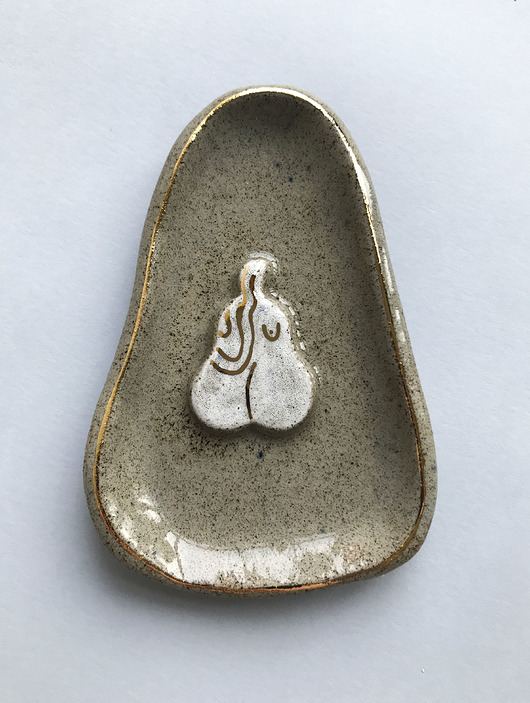 Ceramiczny talerzyk z Panią ELEMTHEBRAND