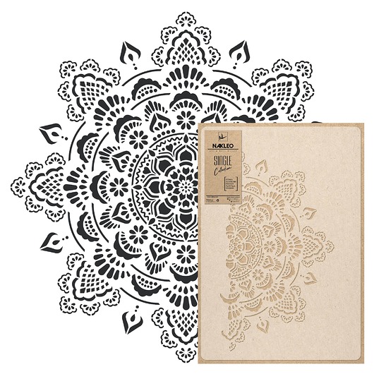 tapety i naklejki ścienne Szablon malarski wielokrotny // BOHO MANDALA
