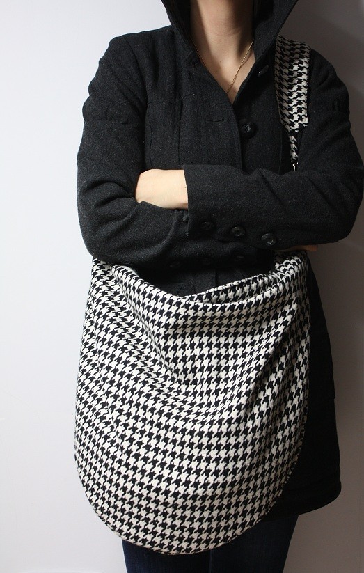 Torba hobo L  retro glamour Zuzia Górska