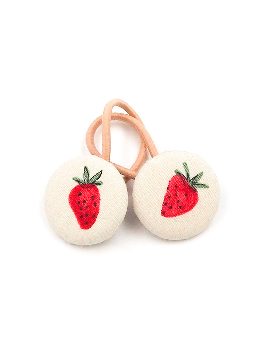 ozdoby do włosów dla dzieci Gumeczki do włosów truskawki Strawberry