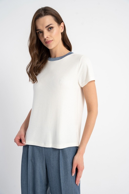 t-shirt damskie Bluzka Iness Blue Line