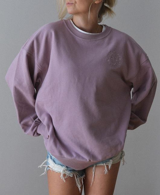 bluza bez kaptura damska Bluza Puffy Blueberry