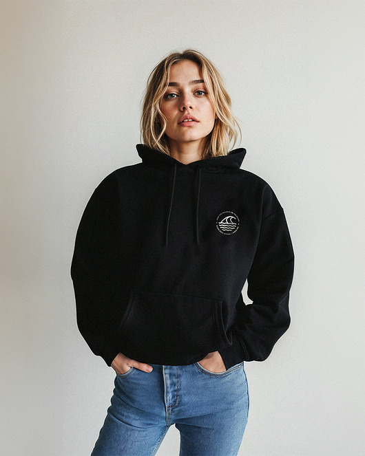 bluza z kapturem damska Bluza Wave