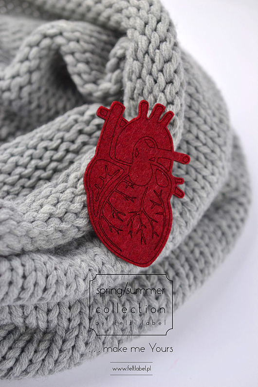 FeltHeart felt label