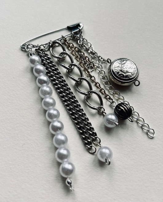 broszki Broszka na agrafce VINTAGE Agrafka.Studio