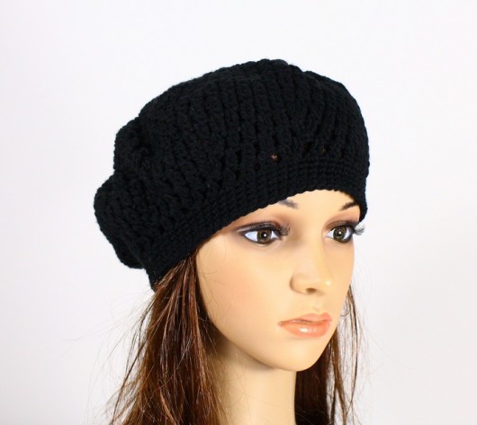 beret czarny RękaProduction