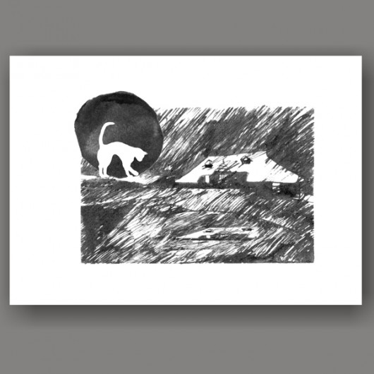 Koci Domek... - ilustracja A4 Parallel World