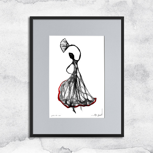 grafiki i ilustracje Minimalistyczna grafika z ramą - nr 140