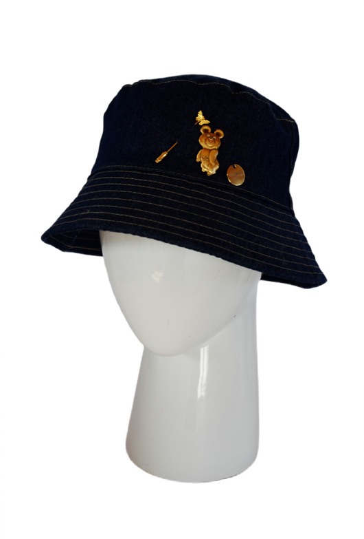 kapelusze damskie Bucket hat jeans