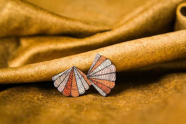 klipsy Klipsy muszelki