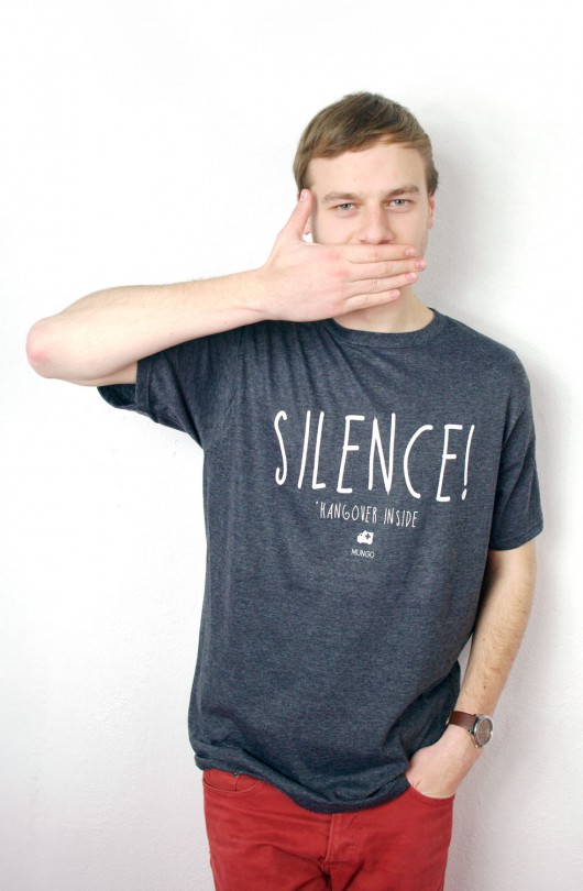 grafitowy SILENCE! HANGOVER INSIDE M L XL MUNGO