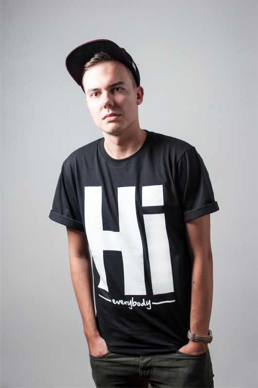 Męski T-shirt Hi everybody Hi everybody