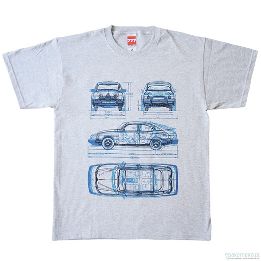 koszulka SAAB GRAY tshirt 777 Tshirts