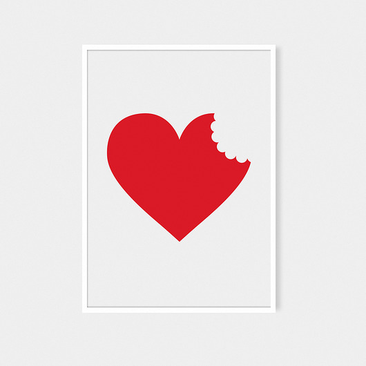 LOVE I | plakat A3 milostudio