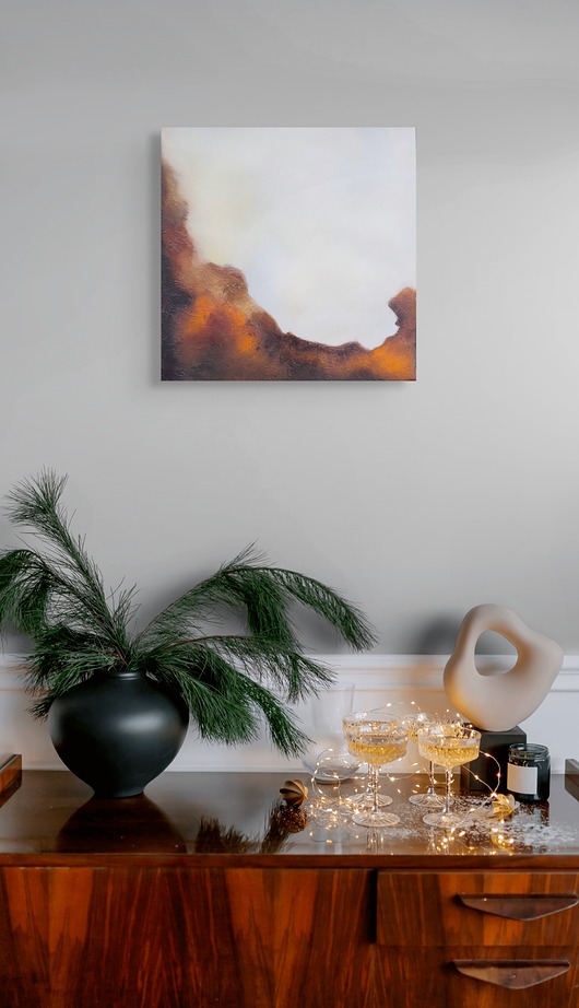 obrazy Obraz dekoracyjny abstrakcyjny akrylowy strukturalny