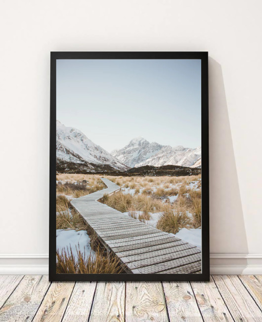 plakaty PLAKAT natura foto skandynawski  góry