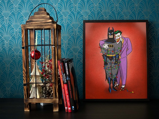 plakaty Plakat Greetings from Batman and Joker