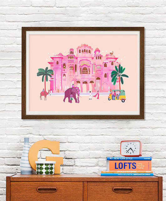 plakaty Indie Jaipur - plakat 50x70 cm