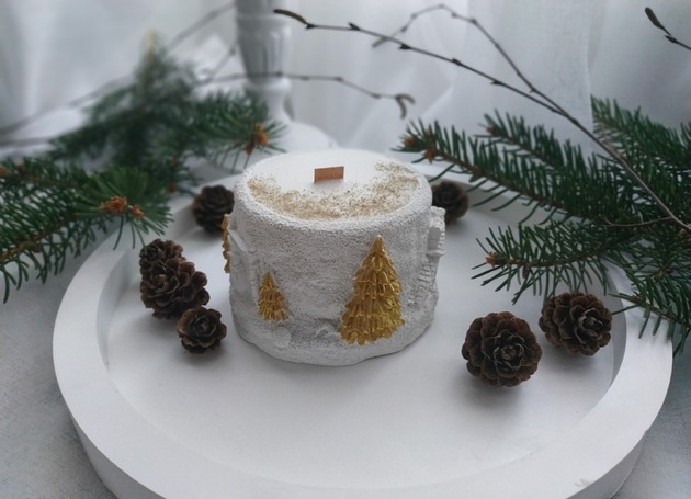 świeczniki i świece Świeca sojowa Boże Narodzenie