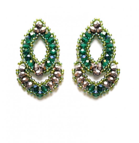 Glossy earrings Republika jewelry