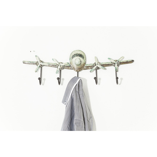 Wieszak ścienny - Samolot  Iron Propeller Home Design