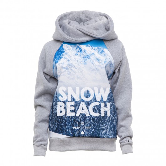 bluza z kapturem damska Snow beach