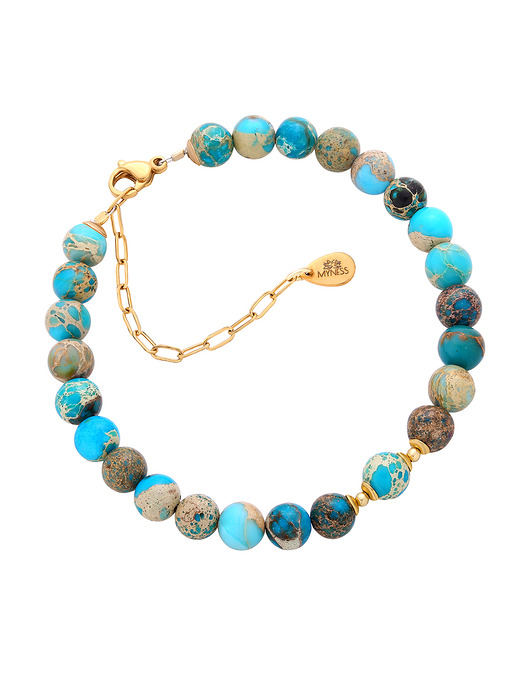 bransoletki z kamieni naturalnych Bransoletka z kamieni naturalnych - jaspis cesarski