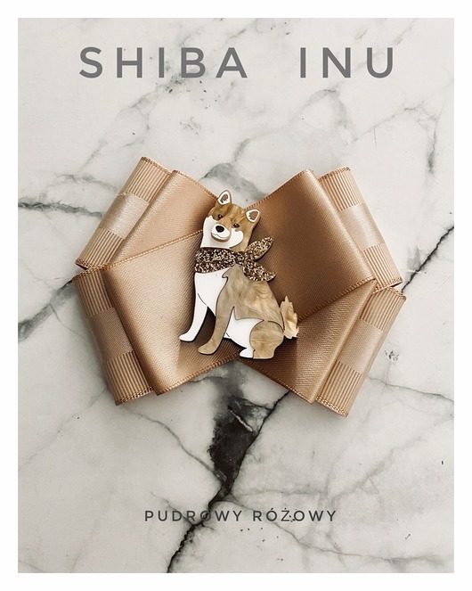 broszki Kolekcja Pop Art Dog  Shiba Inu  1 szt